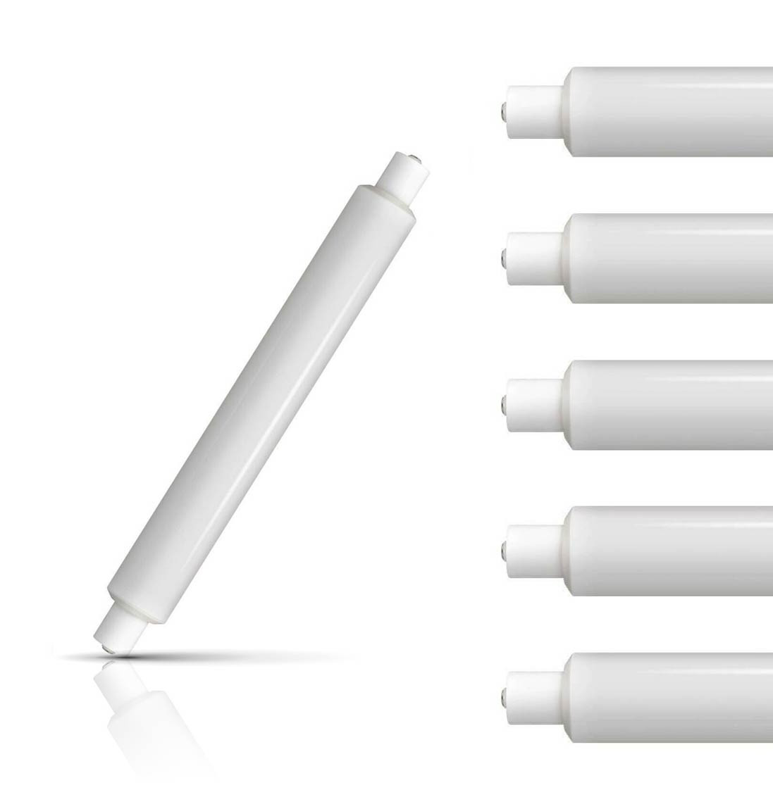 Crompton DET Tubular LED Light Bulb 221mm 3.5W (30W Eqv) Warm White 5-Pack