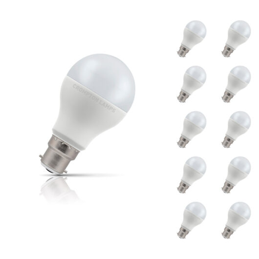 Crompton GLS LED Light Bulb Dimmable B22 14W (100W Eqv) Warm White 10-Pack