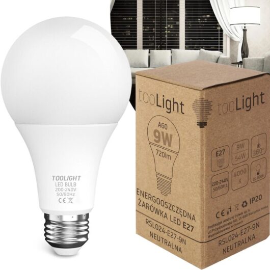 Led Light bulb led RSL024 E27 9W Neutral