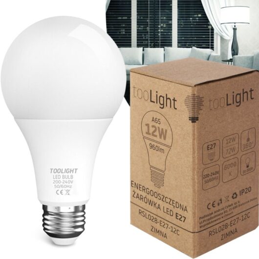 Led Light bulb led RSL028 E27 12W Cold
