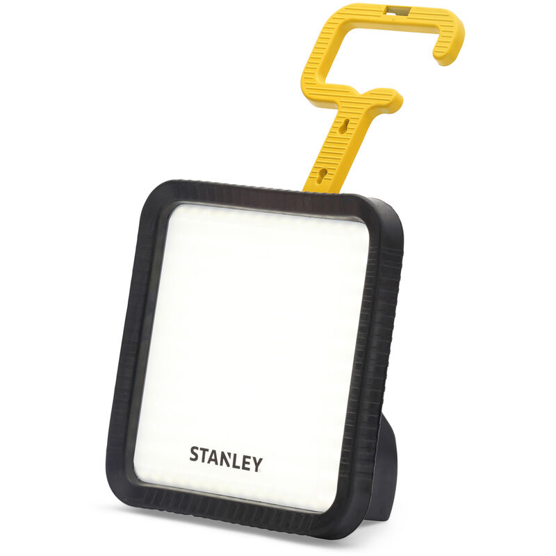 Stanley Floodlight 35W led IP44 Rated Work Area Panel Light - Black Litecraft