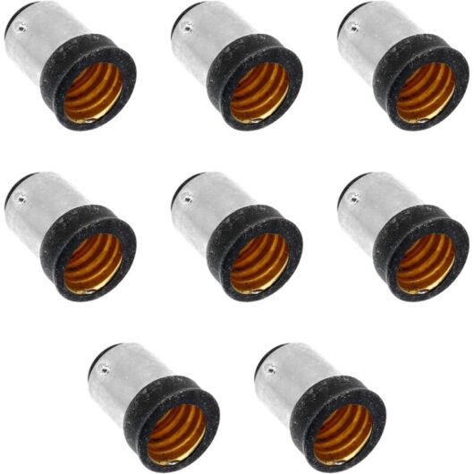 Led Light Adapter - 8 Pcs Lamp Holder Converters Bulb Base Adapter Bulb Holder Accessory (B15 to E14)