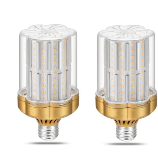 Memkey - Pack of 2 E27 30W led Bulb, Warm White 3000K (Equivalent to 250W Incandescent Bulb) 3500LM Non-Dimmable, No Flicker