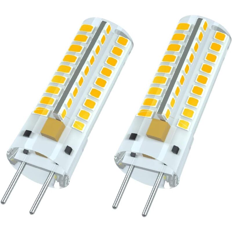 Tinor - GY6.35 led Filament Bulb, led G6.35 12V, 7W Replacement 50W Halogen Bulb, Warm White 3000K, 360° Beam Angle, for Cabinet Lighting,
