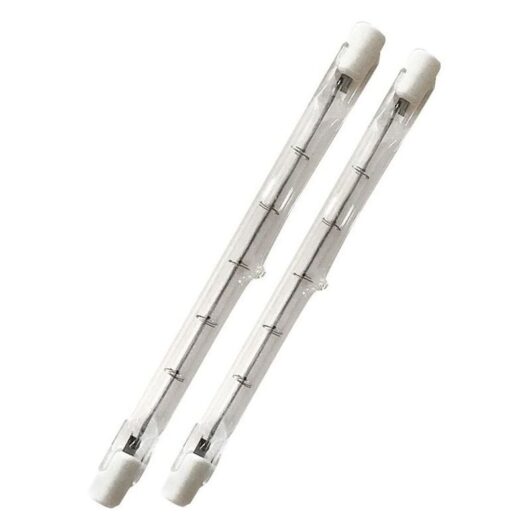 500W R7s Tube 118mm Halogen Dimmable Warm White 2800K Linear R7S Pencil Bulb 11000lm AC 200-240V for Home Lighting, Work, Security, Street Lamp, etc