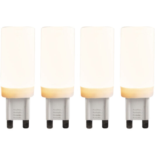 Luedd - Set of 4 G9 3-Step Dimmable led Bulbs 4.5W 500LM 2700K