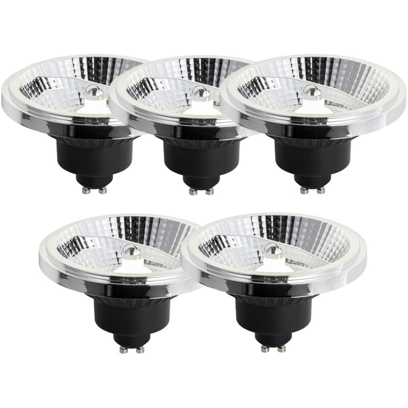 Set of 5 GU10 Dimmable LED Bulb 111mm 10.5W 770LM 4000K