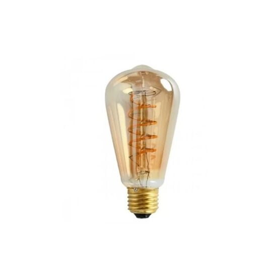 Opjet 0011805 Decorative LED bulb E27 5W 220/240lm - twist filament - retro Edison ⌀64x140mm