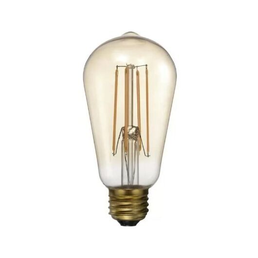 Opjet 011818 E27 4W LED bulb - retro Edison Vintage ⌀6.4cm - vertical filament