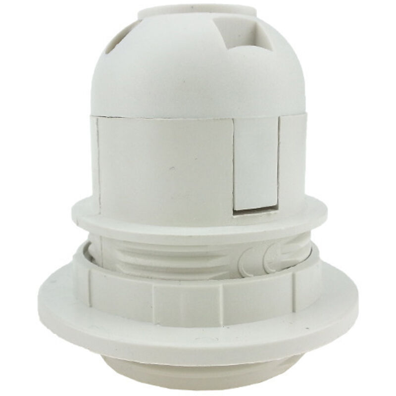 4pcs Light Bulb Holder - For E27 Bulb - Practical Socket - Plastic Adapter for Lampshade (White)