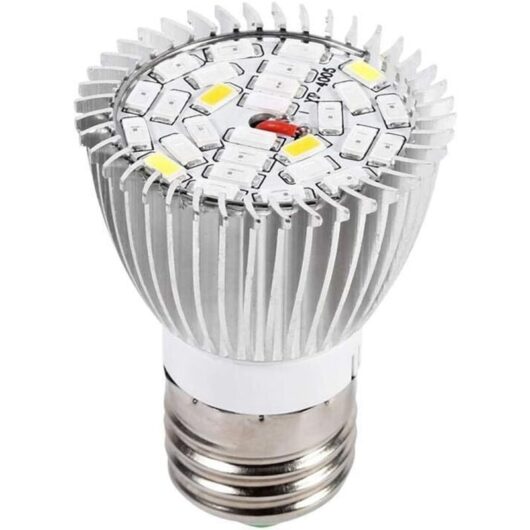 Grow Light Bulb, led Grow Light Bulb 10W E27 High Power Panel Full Spectrum led Greenhouse Hydroponic Vegs Potted Flower Plant Grow Bulb Indoor