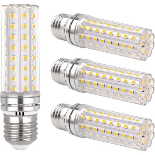 E27 18W Corn LED Bulb, 220-240V, 1200LM Cool White 6000K, Non-Dimmable, Equivalent to 100W Incandescent Bulb, E27 LED Bulb for Indoor Lighting,