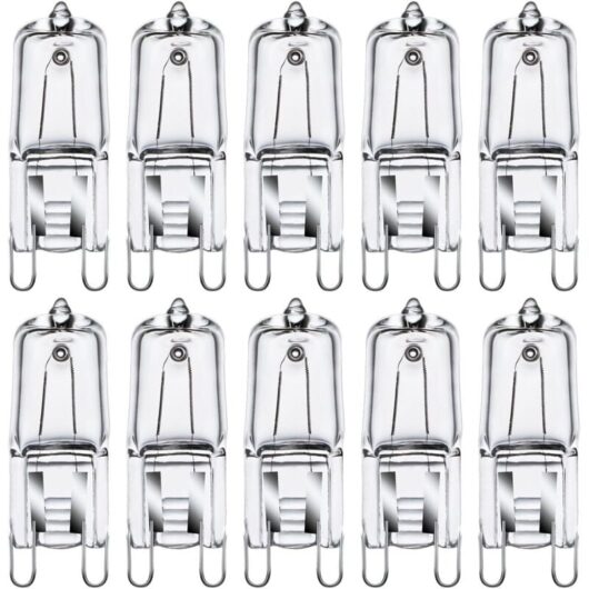 G9 Halogen Bulbs G9 35W Capsule Bulbs G9 230V 2800K Warm White Dimmable Pack of 10