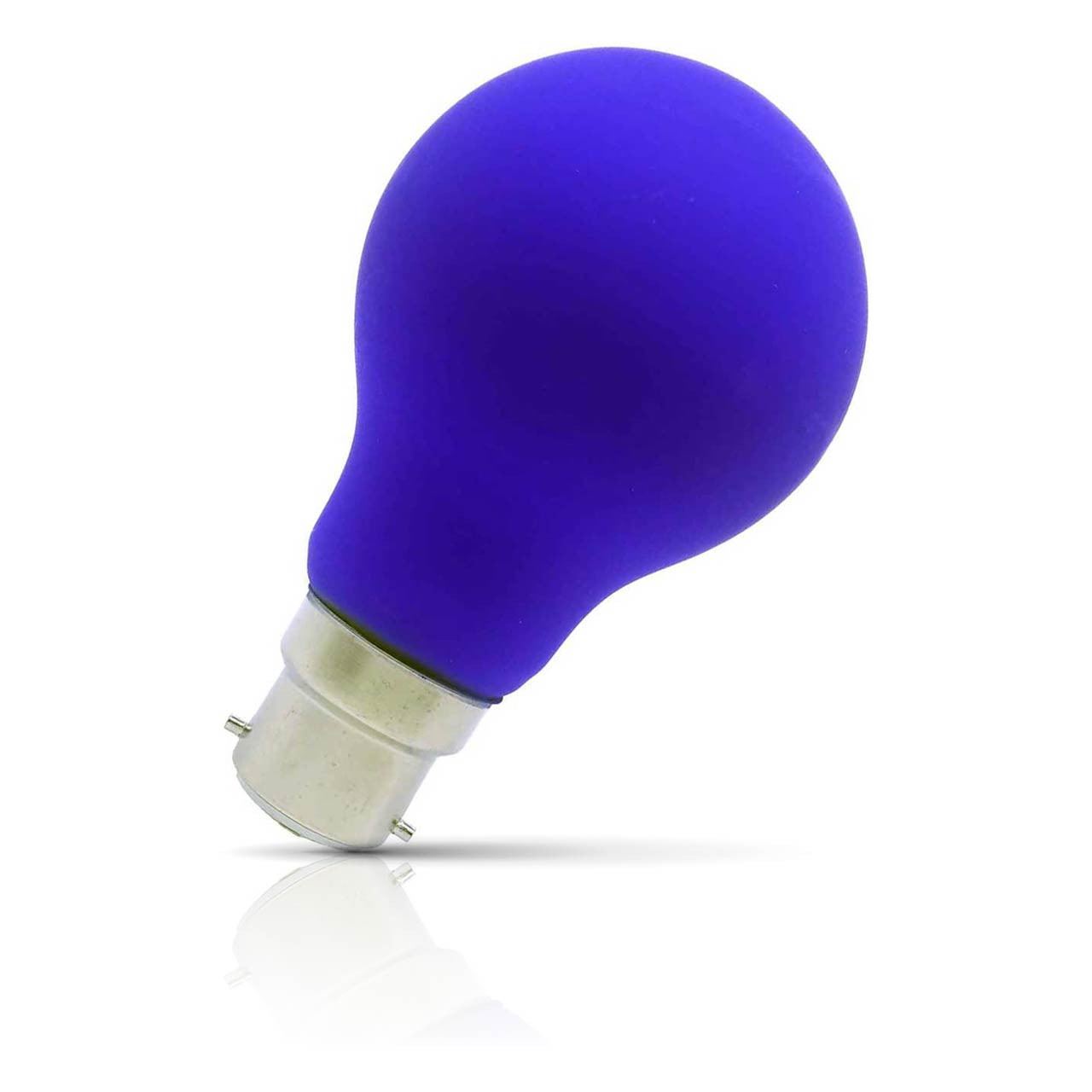 Opus GLS LED Light Bulb B22 4W Blue Frosted Bayonet Coloured