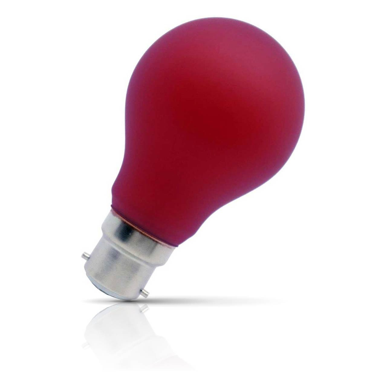 Opus GLS LED Light Bulb B22 4W Red Frosted Bayonet