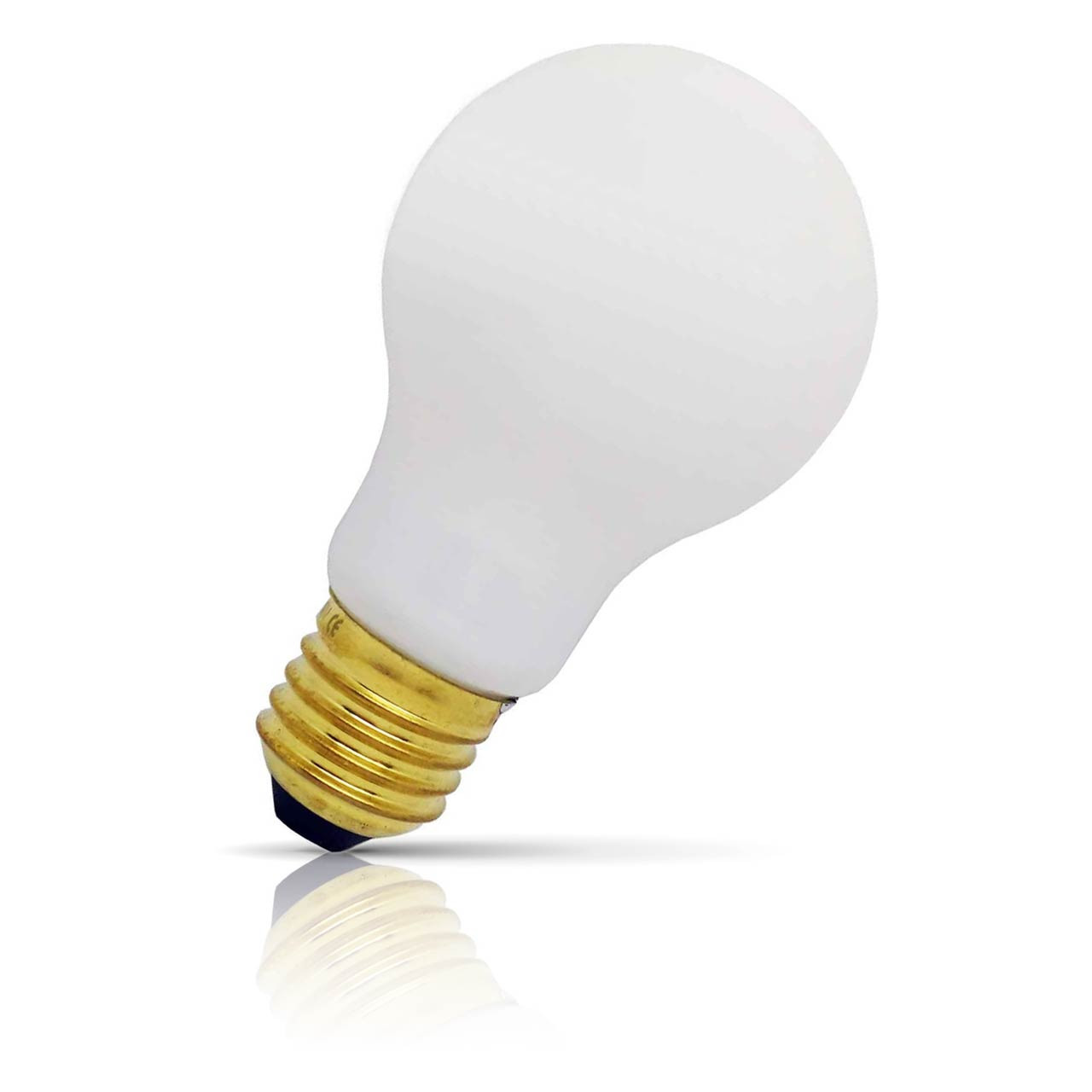 Opus GLS LED Light Bulb E27 6W (40W Eqv) Dimmable Warm White Opal Screw