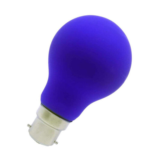 Opus LED GLS Light Bulb B22 4W Blue Bayonet Coloured in Frosted