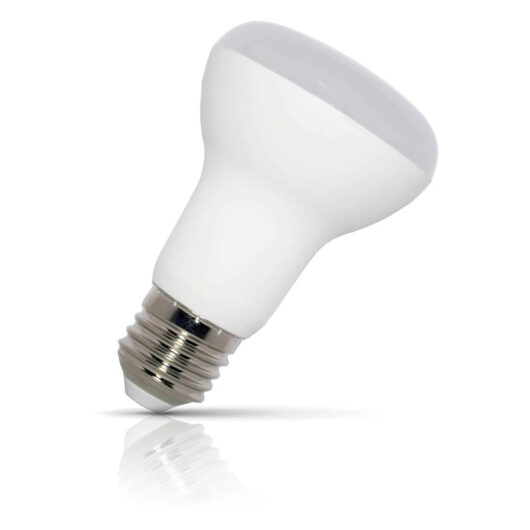 Opus R63/R64 Reflector LED Light Bulb E27 9W (50W Eqv) Warm White Opal Spotlight Screw Frosted