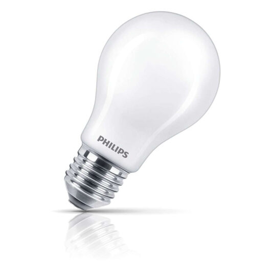 Philips GLS LED Light Bulb Dimmable DimTone E27 3.4W (40W Eqv) Warm White Opal