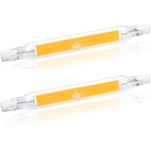 R7S 78MM 5W J78 COB Filament LED Bulb, 500 Lumens 360 Degree, Equivalent to 30W, 48W and 50W Halogen Bulb, Perfect for Home, Kitchen, Room, Balcony,