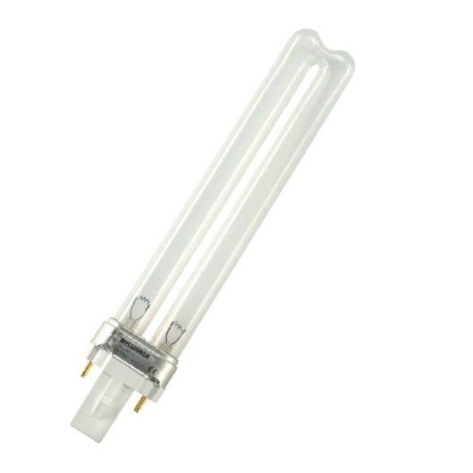 Sylvania Germicidal PLS Light Bulb 2-Pin 11W UV-C Push Fit Pond Filter Clear