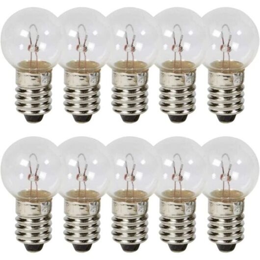 10x 6V 1.8W E10 SCREW-IN G14 BULB MOPED BIKE MOTORCYCLE LIGHT MOTORBIKE