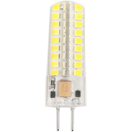 12v G6.35 72 LED Bulb Smd2835 Silicone Warm White Equivalent to 60W Halogen Lamp for Lighting