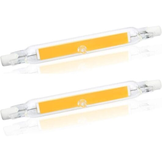 5W R7S 78MM J78 COB Filament LED Bulb, 500 lumens 360 degrees, 30W 48W 50W halogen equivalent, perfect for home, kitchen, room, balcony, office, etc.