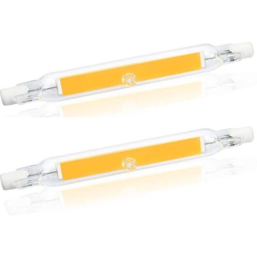 5W R7S 78MM LED Bulb J78 COB Filament, 500 Lumens 360 Degree, 30W 48W 50W Halogen Bulb Equivalent, Perfect for Home, Kitchen, Room, Balcony, Office,