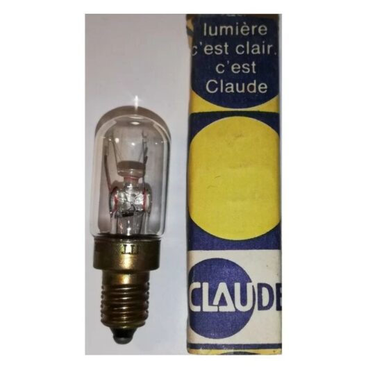 Bulb E10 5W 24V Tube 15x43mm - Clear - Claude