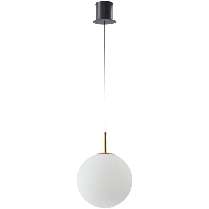 Lucande - led Ceiling Light 'Joran' made of Glass for Living Room & Dining Room