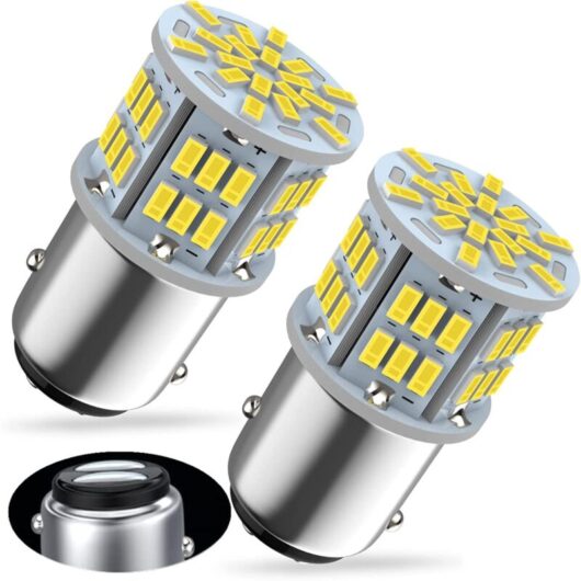 1157 LED Bulbs 12V 24V - Super Bright White 6000K - for Brake Lights/Stop Lights/Tail Lights