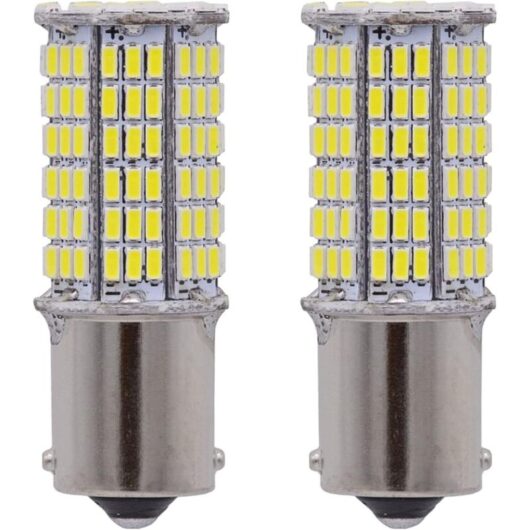 Pack Super White 156 BA15S 1141 1003 7506 3014 114SMD 12V 9W LED Bulb