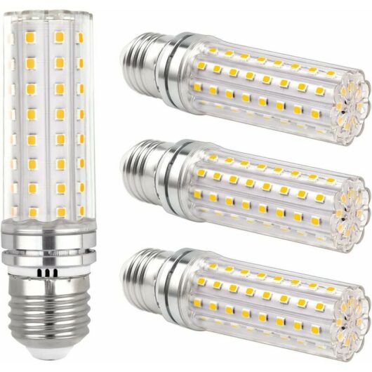 Dewdat - led But E27 Bulb 18W, 220-240V, 1200LM Cool White 6000K, Not Dimmable, Equivalent 100W Incandescent Bulb, E27 led Bulb for Indoor Lighting,