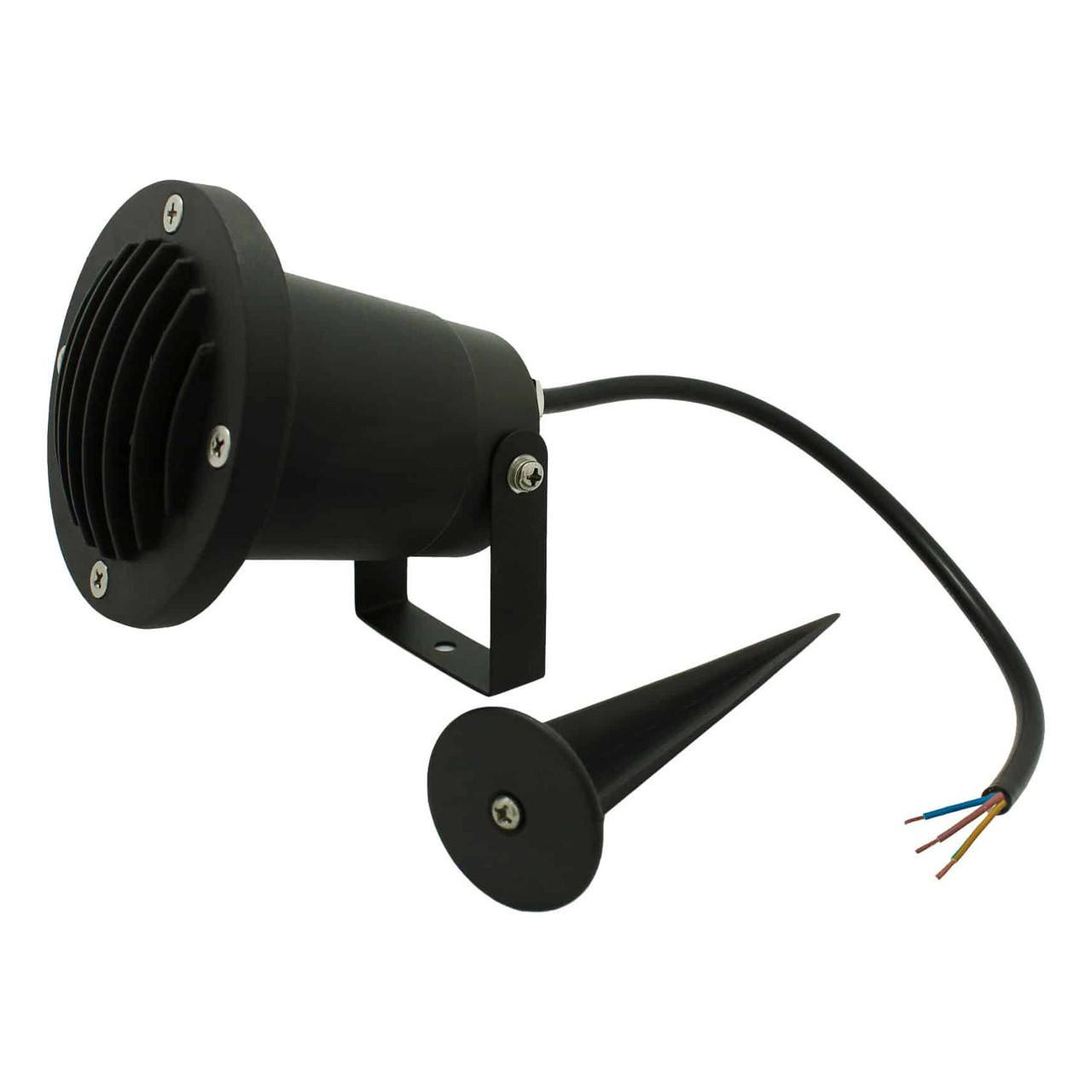 Opus Adjustable Garden Spike GU10 Outdoor Lights in Black