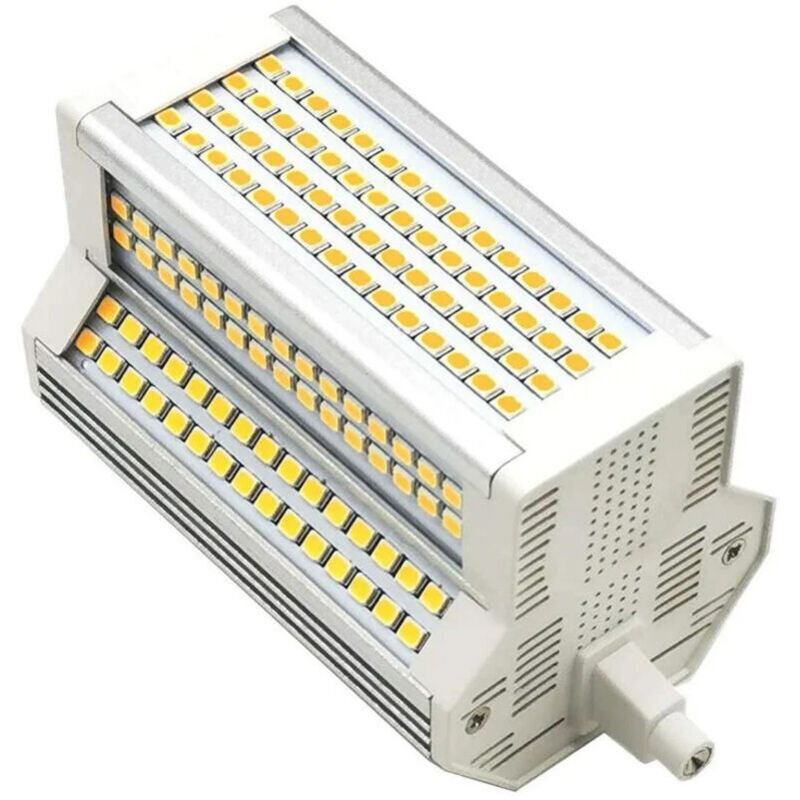 R7S 50W LED Bulb, Warm Light, Dimmable, 3000k, Double Ended, J118 Type, 118mm, 4.64", 5000LM LED Floodlight, Equivalent to 500W Halogen, Floor Lamp,