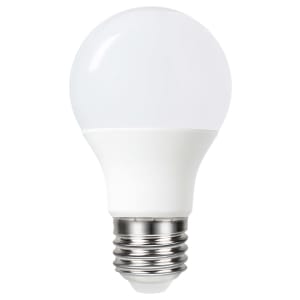 Wickes Non-Dimmable GLS Opal LED E27 4.8W Warm White Light Bulb
