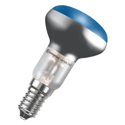 Crompton Lamps 25W R50 Reflector Light Bulb E14 Dimmable Blue R50 Coloured