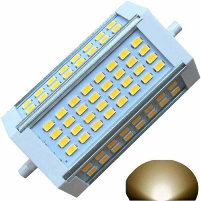 R7S LED J118 118mm Dimmable Bulb 30W Warm Light 3000k Warm White AC 220V Spotlight For Equivalent R7S Halogen Incandescent Replacement - Ikodm