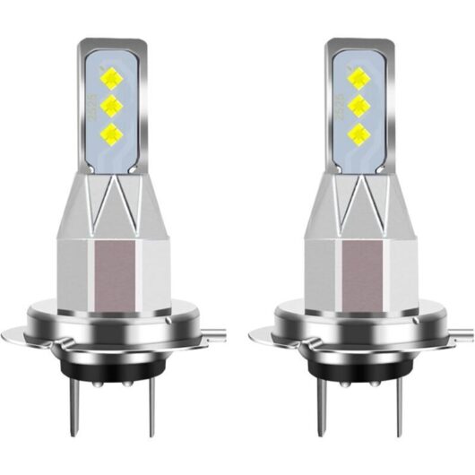2pcs H7 Series led Headlight Bulbs 20000LM 6000K White Light 80W 6SMD Car Lamps Fog Lights Turn Signal