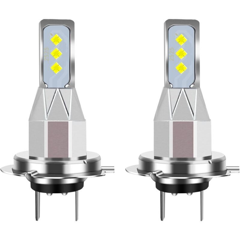2pcs H7 Series led Headlight Bulbs 20000LM 6000K White Light 80W 6SMD Car Lamps Fog Lights Turn Signal