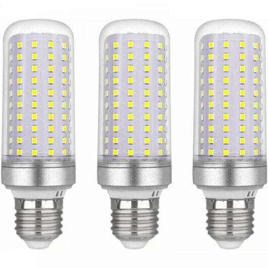 E27 LED Corn Bulb 30W, AC 175-265V, Cool White 6000K, 2500lm, Non-Dimmable, Equivalent to 300W Halogen Bulb, LED Corn Bulb for Chandeliers, Ceiling