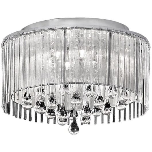 Franklite FL2160/6 Spirit 6 Light Semi Flush Ceiling Fitting