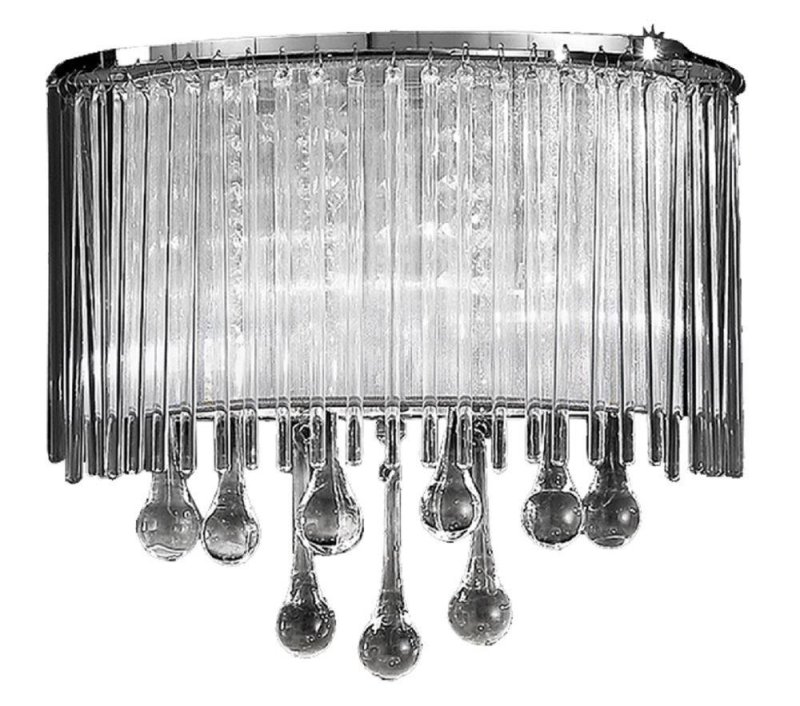 Franklite FL2161/2 Spirit 2 Light Modern Crystal Wall Light