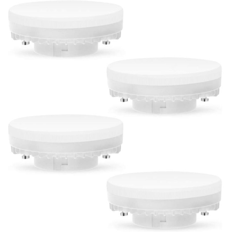 GX53 LED Bulb 7W 3000K, Warm White, Non Dimmable Gx53 Lighting, No Flicker, Replaces 50W Halogen Bulbs GX5.3 or CFL 9W 13W Lamp, 560Lumens, Angle 120
