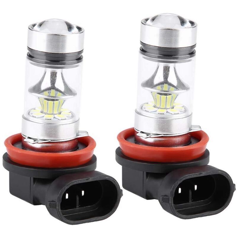 Odipie - H11 Headlight Bulbs, 2 x H8, H9, H11, 6000K Super White, 100W, led Headlight Bulbs Set, Fog Lights for Car, Driving Lights