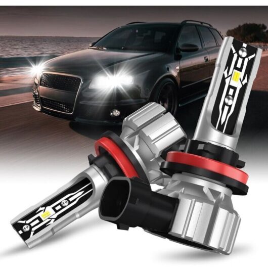 Odipie - H11 led Headlight, H11 led Bulb, 60W csp 6000K White Headlights for Car and Motorcycle, Replacement Car Bulbs for Halogen Lamps and Xenon Kit