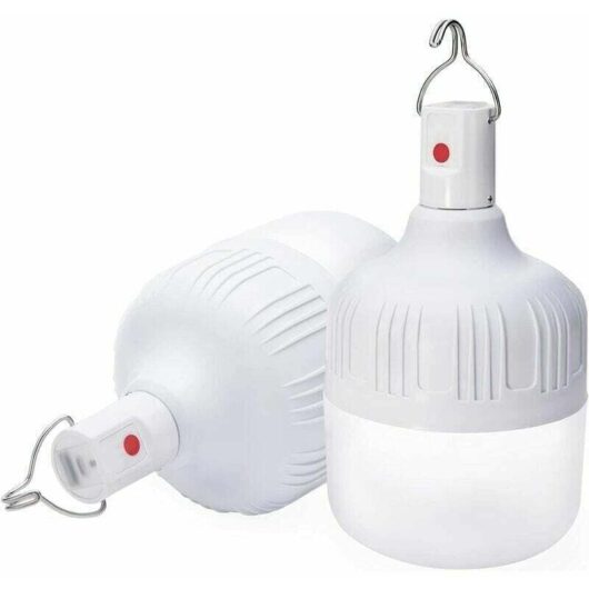 Odipie - never used] Camping Light, 2-Pack Camping Lantern with 5000 Lumens, 5 Lighting Modes, 60W Dimmable Rechargeable led Bulbs, Battery Operated,