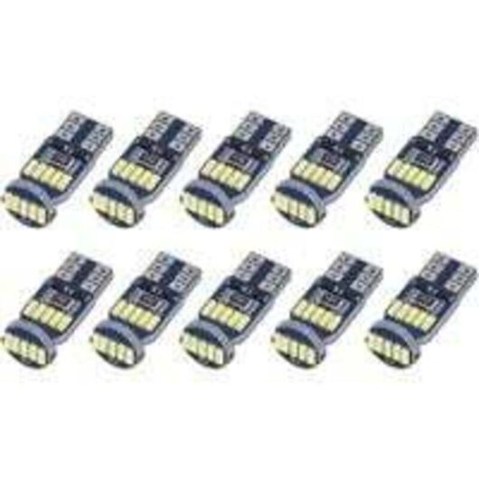 Odipie - never used] Set of 10 T10 W5W led Bulbs, Canbus Error Free, 15pcs, smd 4014, Car led Bulbs, 194 168 2825, White 6000K, for Interior Light,