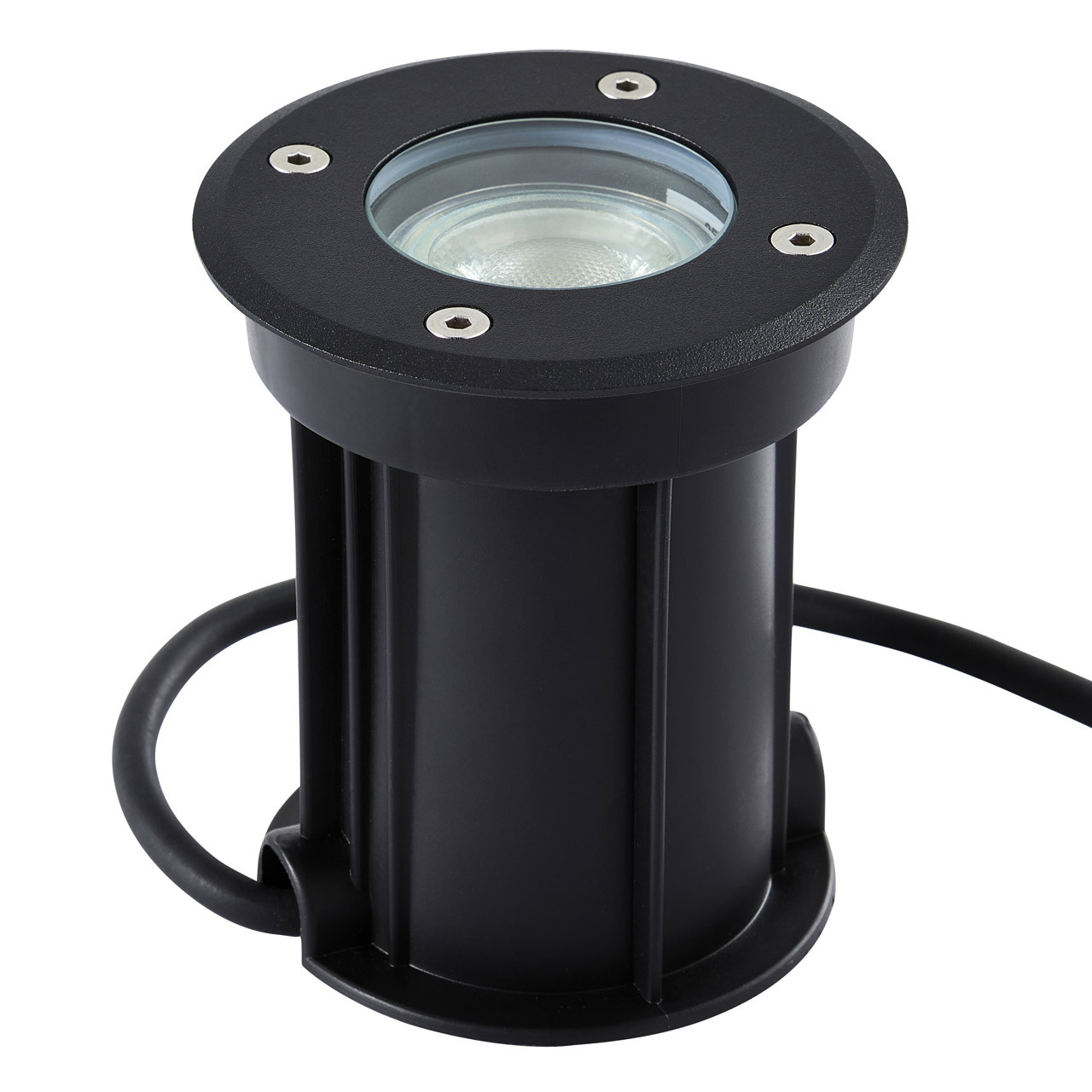 Zink PAN Ground Light in Black Outdoor Exterior Lights